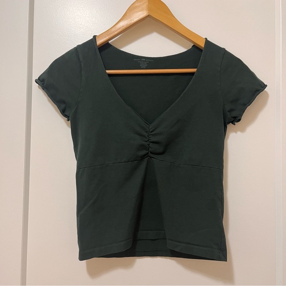 BRANDY MELVILLE - Cotton Tee - Dark Green - Women’s O/S - Picture 2 of 13